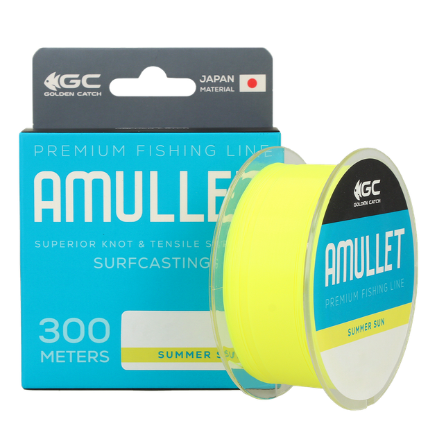 Леска GC Amullet Surf Line 300м Summer Sun 0.32мм - Фото 1 Леска GC Amullet Surf Line 300м Summer Sun 0.32мм - изображение 1