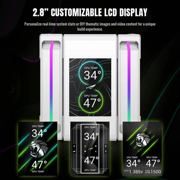 Кулер для процесора GameMax Sigma 620 White (SIGMA 620 WH) - Фото 8 Кулер для процесора GameMax Sigma 620 White (SIGMA 620 WH) - зображення 8
