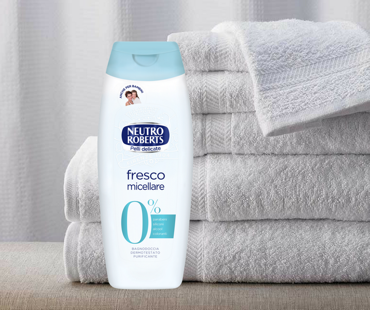 Гель для душа для всей семьи Neutro Roberts derma zero micellare, 450 ml - Фото 2 Гель для душа для всей семьи Neutro Roberts derma zero micellare, 450 ml - изображение 2
