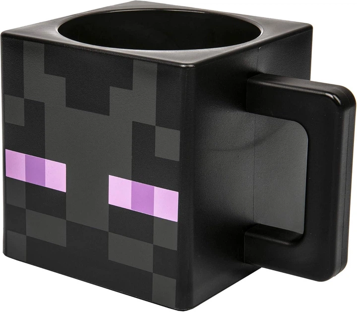 Чашка майнкрафт кружка minecraft эндермен enderman подарок мальчику и девочке геймеру ребенку сувенир черная - изображение 2