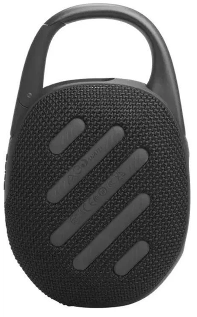 Портативна колонка JBL Clip 5 JBLCLIP5BLK Black - зображення 2