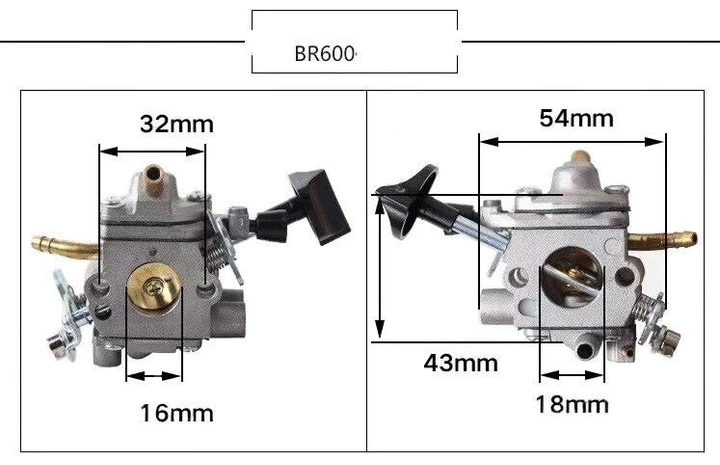 Карбюратор Falcon Pro для STH BR 500 BR 530 BR 550 BR 600 B R700 ZAMA C1Q-S183 C1Q-S184/ 4282-120-0606 42821200607 42821200608 (KRB021) - изображение 9