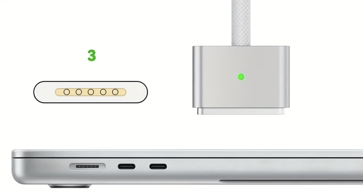 Зарядной кабель для MacBook, USB-C — MagSafe 3 - изображение 4