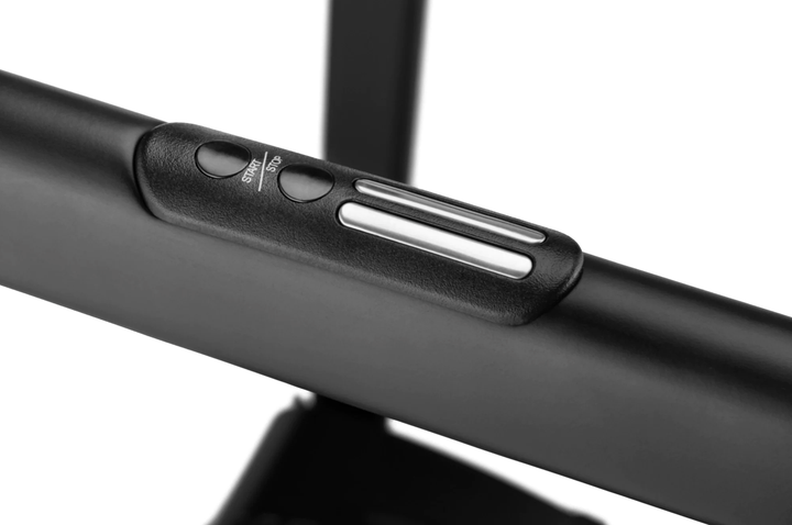 Бігова доріжка Gymtek XT550 синя: Електрична, 2.0 к.с., 12 км/год, 3 Нахили, 12 програм. До 120 кг, Складна для дому, MP3/AUX - Фото 3 Бігова доріжка Gymtek XT550 синя: Електрична, 2.0 к.с., 12 км/год, 3 Нахили, 12 програм. До 120 кг, Складна для дому, MP3/AUX - зображення 3
