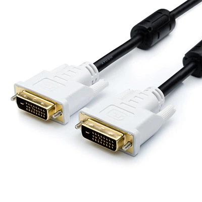 Кабель DVI-D (M) - DVI-D (M), 3 м, черный, Atcom, 24/24 (9148) - Фото 1 Кабель DVI-D (M) - DVI-D (M), 3 м, черный, Atcom, 24/24 (9148) - изображение 1