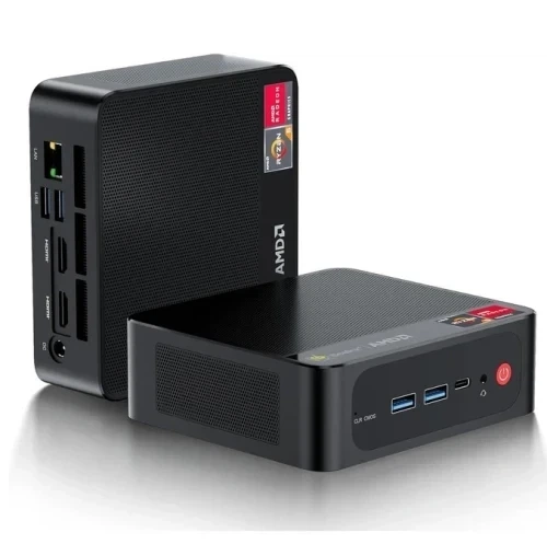 Неттоп Beelink SER5, чорний, Ryzen 5 5500U (6x3.3-4.5 GHz), 32Gb DDR4 SO-DIMM, 500Gb SSD NVMe, Radeon RX Vega 7, WiFi 6, bloetooth - Фото 1 Неттоп Beelink SER5, чорний, Ryzen 5 5500U (6x3.3-4.5 GHz), 32Gb DDR4 SO-DIMM, 500Gb SSD NVMe, Radeon RX Vega 7, WiFi 6, bloetooth - зображення 1