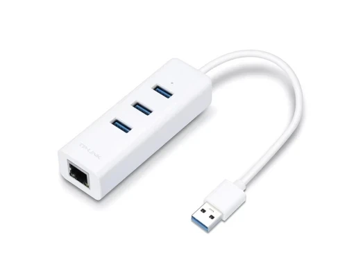 Сетевой адаптер USB TP-LINK UE330, белый, 1xGLan, USB 3.0, RTL8153 - Фото 1 Сетевой адаптер USB TP-LINK UE330, белый, 1xGLan, USB 3.0, RTL8153 - изображение 1