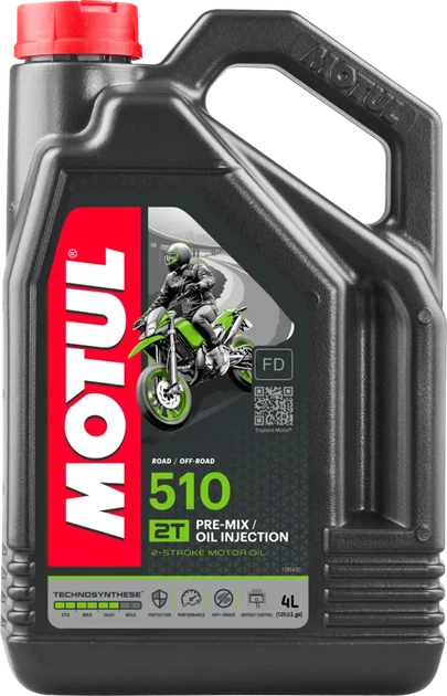 Моторное масло Motul 510 2T 4 л (104030) - Фото 1 Моторное масло Motul 510 2T 4 л (104030) - изображение 1