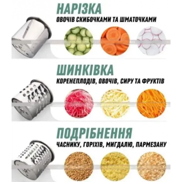 Мясорубка электрическая с шинковницей Crownberg 3200 Вт CB00421688 - изображение 5