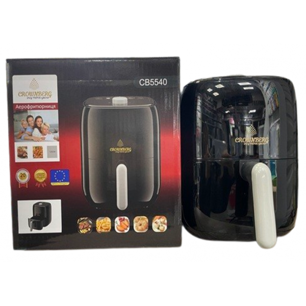 Аэрофритюрница Air Fryer хрустящая корочка Crownberg СВ00554088 - Фото 6 Аэрофритюрница Air Fryer хрустящая корочка Crownberg СВ00554088 - изображение 6