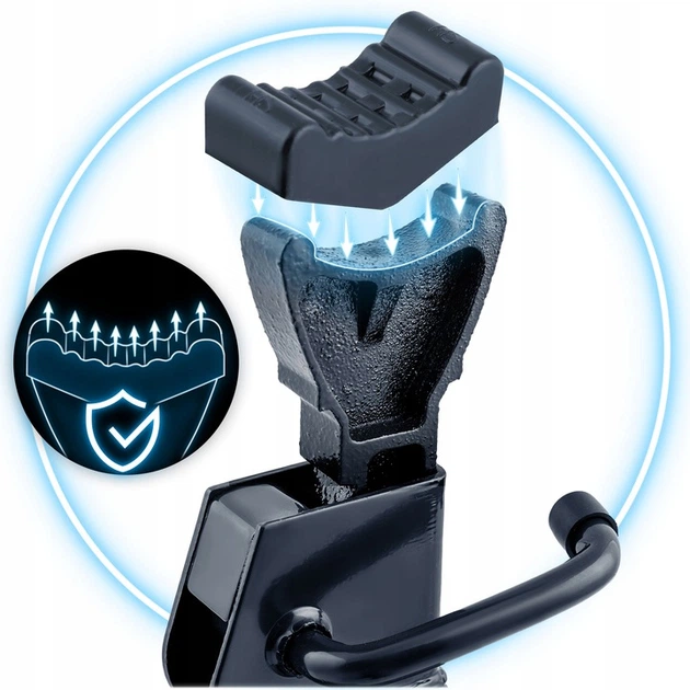 Kobyłki podporowe Humberg 538400 HM-384 samochodowe 3000 kg 2 szt (5903890624675) - obraz 5