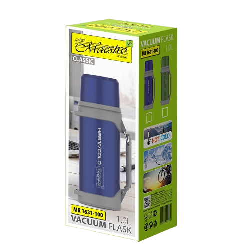 Термос 1000 мл Maestro MR-1631-100-GREEN - зображення 3
