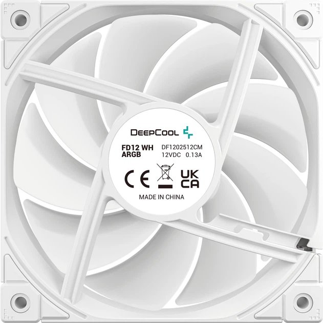 Вентилятор DeepCool FD12 ARGB White (R-FD12-WHAPN1-G) - зображення 7