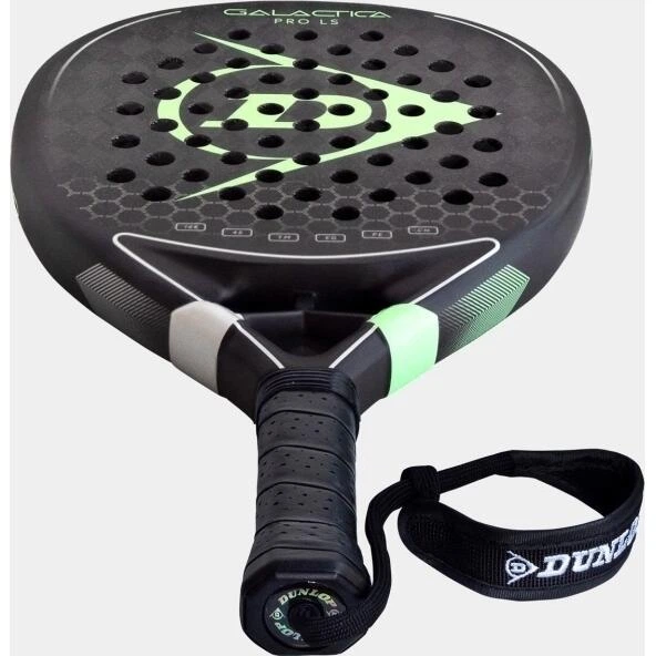 Ракетка для падл-тенниса Dunlop GALACTICA PRO LS 2025 черно-зеленая 10359941 - Фото 5 Ракетка для падл-тенниса Dunlop GALACTICA PRO LS 2025 черно-зеленая 10359941 - изображение 5