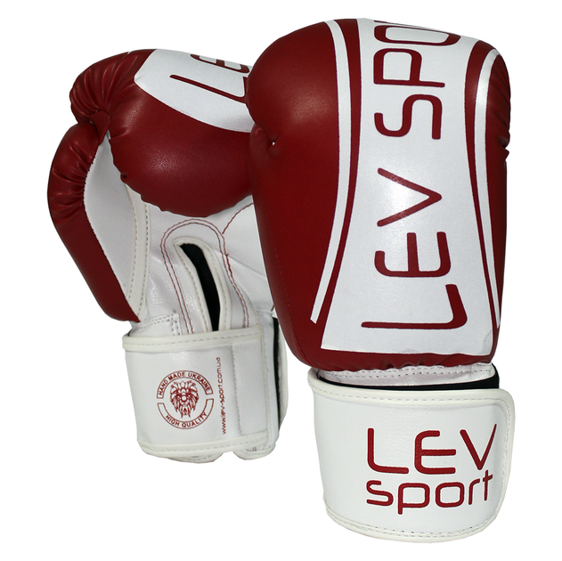 Первістки боксерських 10 унцій EЛІТ Lev-Sport вінілові (сині, червоні, чорні) - зображення 2