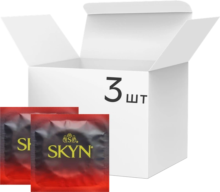 Презервативы Skyn Intense Feel Безлатексные с точками 3 шт (ROZ6400230151) - Фото 1 Презервативы Skyn Intense Feel Безлатексные с точками 3 шт (ROZ6400230151) - изображение 1