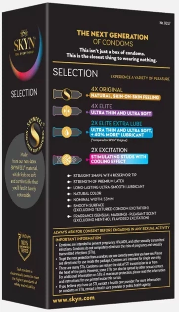Презервативы Skyn Selection 12 шт (ROZ6501053529) - Фото 3 Презервативы Skyn Selection 12 шт (ROZ6501053529) - изображение 3