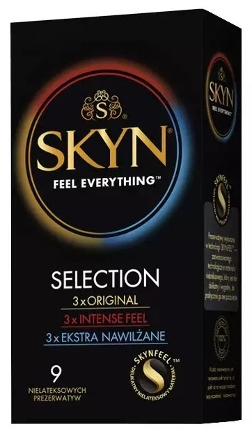 Набір презервативів Skyn Selection Безлатексні Original 3 шт + Extra Lube 3 шт + Intense Feel 3 шт (ROZ6400230511) - Фото 1 Набір презервативів Skyn Selection Безлатексні Original 3 шт + Extra Lube 3 шт + Intense Feel 3 шт (ROZ6400230511) - зображення 1