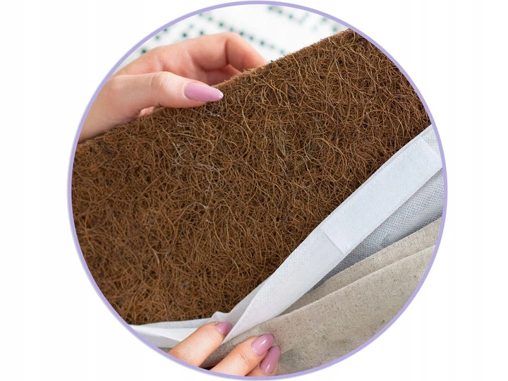 Mata zdrowotna do akupresury Neo Sport 190203 NS902 z kolcami z poduszką 70 x 44 cm Szaro-lawendowa (5903890603632) - obraz 7