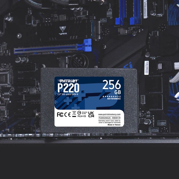 SSD накопитель Patriot P220 256GB (P220S256G25) [153434] - изображение 4