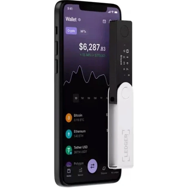 Криптокошелек Ledger Nano X Onyx Black [107521] - изображение 6