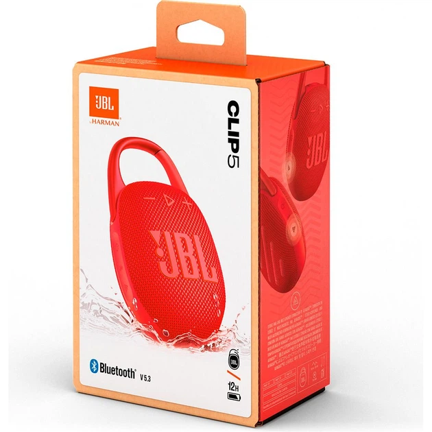 Портативная акустика JBL Clip 5 Red (JBLCLIP5RED) [107196] - изображение 7