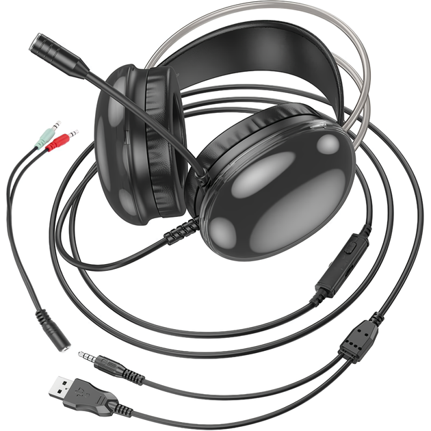 Игровые наушники Hoco W109 Black (609005) [112544] - изображение 6