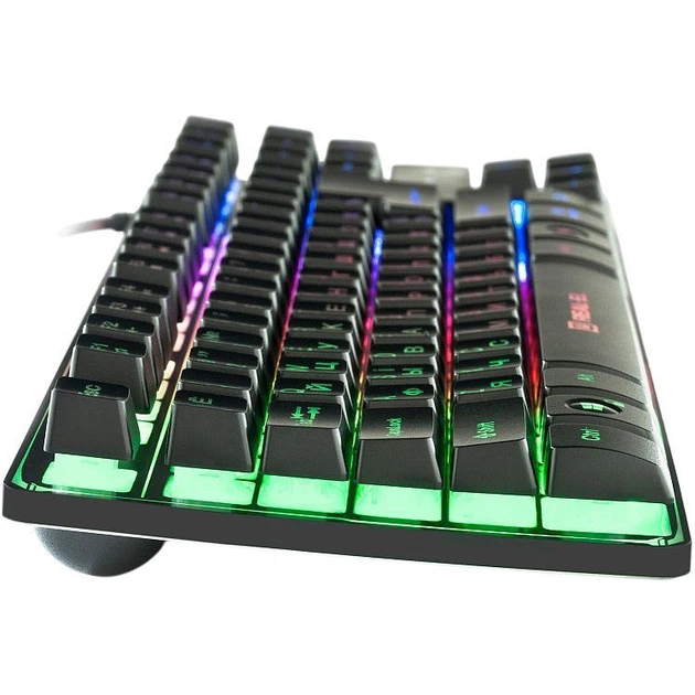 Клавіатура REAL-EL Gaming 8710 TKL Backlit Black (EL123100030) [128766] - зображення 6