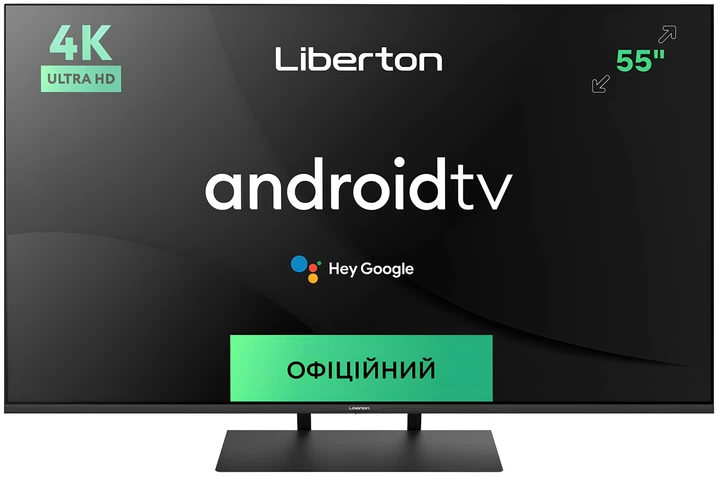 LED телевизор 55" Smart TV 4K ULTRA HD Liberton LTV-55U01AT - Фото 6 LED телевизор 55" Smart TV 4K ULTRA HD Liberton LTV-55U01AT - изображение 6