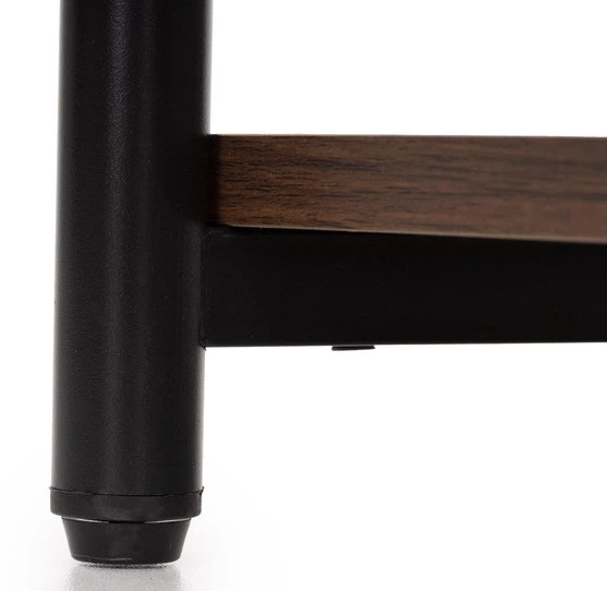 Приліжкова тумба SPRINGOS HF0062 35 x 31 x 59 см Темно коричнева (5908455306911) - зображення 3