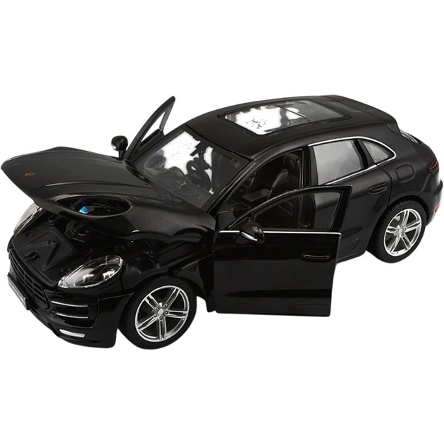 Автомодель Bburago Porsche Macan 1:24 Black (18-21077) [119088] - зображення 3