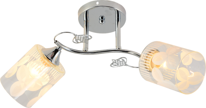 Люстра декоративна INTEREES IS XA1320/2 Chrome на 2 плафонів - Фото 1 Люстра декоративна INTEREES IS XA1320/2 Chrome на 2 плафонів - зображення 1