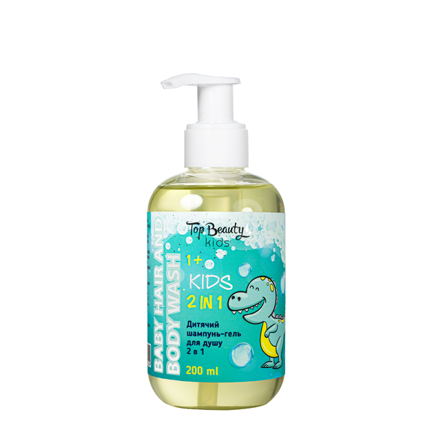 Дитячий шампунь та гель для душу Top Beauty Baby Hair Body Wash від 1 року, 200 мл - Фото 4 Дитячий шампунь та гель для душу Top Beauty Baby Hair Body Wash від 1 року, 200 мл - зображення 4
