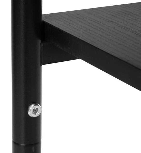 Приліжкова тумба SPRINGOS HF0063 35 x 31 x 59 см Чорна (5908455306928) - зображення 4