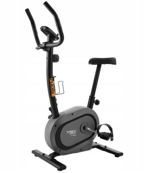 Велотренажер магнитный Trex Sport TX-450MB FLEXO до 120 кг маховик 6 кг серый - изображение 2