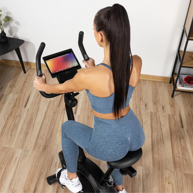 Велотренажер Gymtek XB1400 золотой. Магнитный, до 130 кг, 12 программ, для дома, кардио - изображение 7