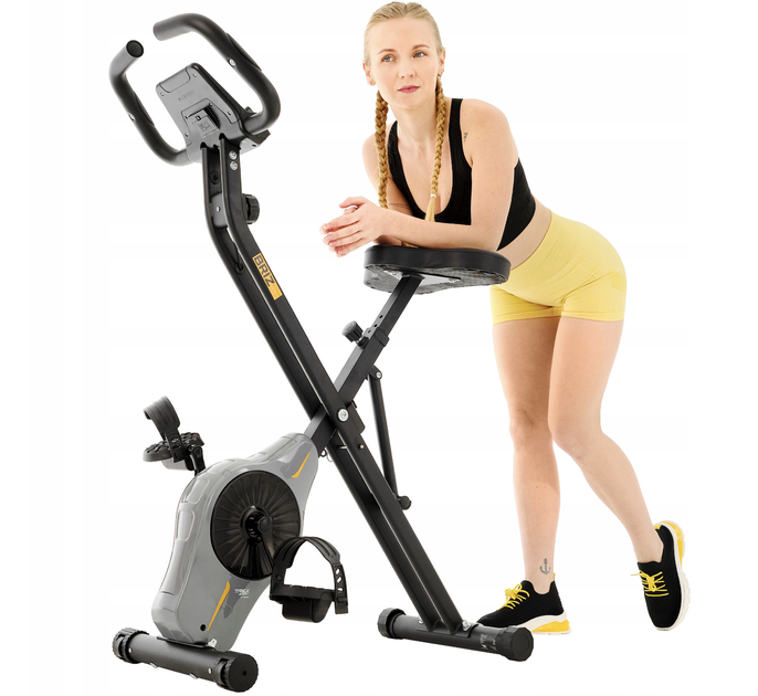 Велотренажер Trex Sport TX-340XB BRIZ серый. Магнитный, 8 уровней, складной, до 100 кг, для дома, фитнеса, реабилитации - изображение 11