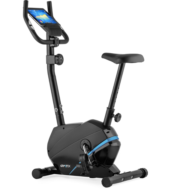 Велотренажер Gymtek XB800 синий. Магнитный, до 120 кг, 8 уровней, для дома, кардио - изображение 3