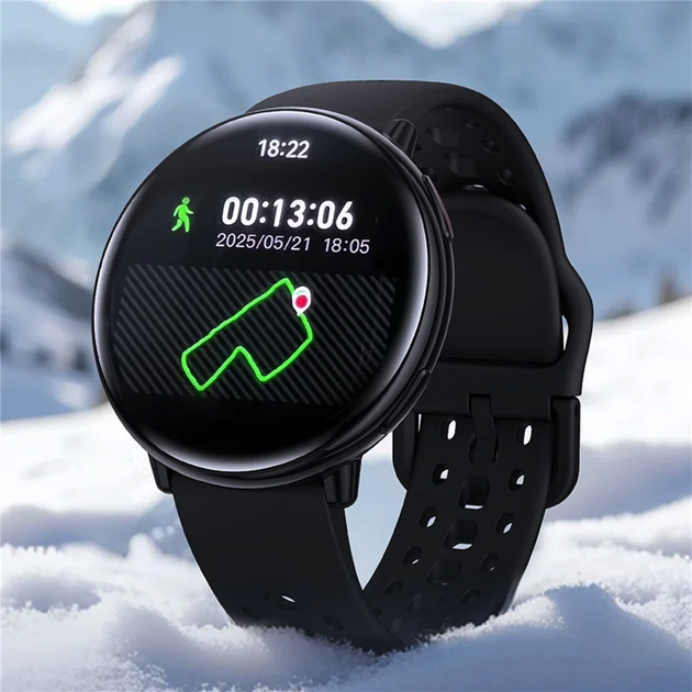 Смарт годинник жіночий Lemfo HD21 Gold (дзвінки, пульсометр, компас) AMOLED - Фото 8 Смарт годинник жіночий Lemfo HD21 Gold (дзвінки, пульсометр, компас) AMOLED - зображення 8