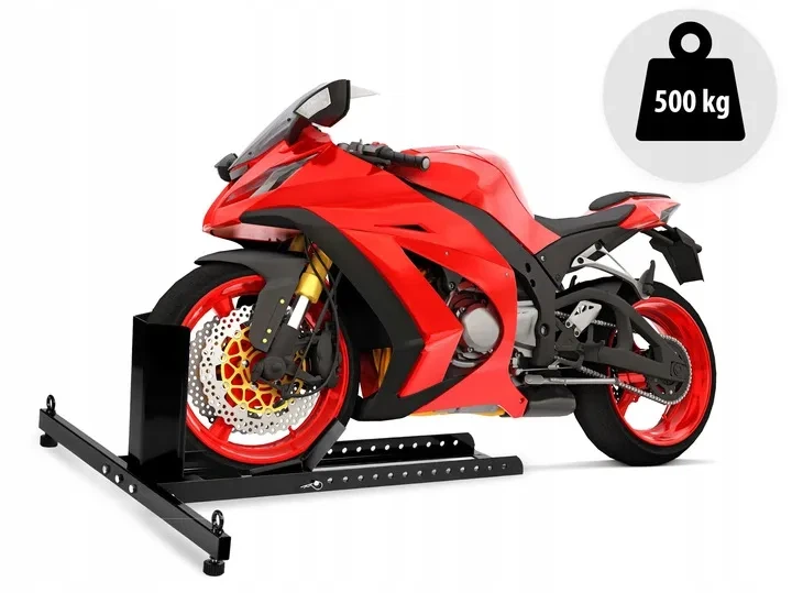 Stojak motocyklowy Humberg 4703 MT3 pod przednie koło Czarny (5903890600785) - obraz 2