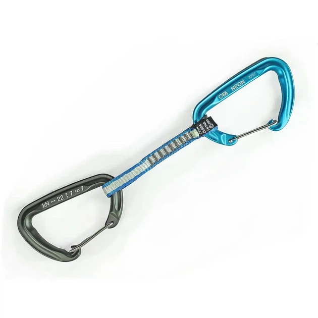Відтяжка First Ascent Neon Express DY 10 mm 11 см Black Uni (100036631) - Фото 2 Відтяжка First Ascent Neon Express DY 10 mm 11 см Black Uni (100036631) - зображення 2