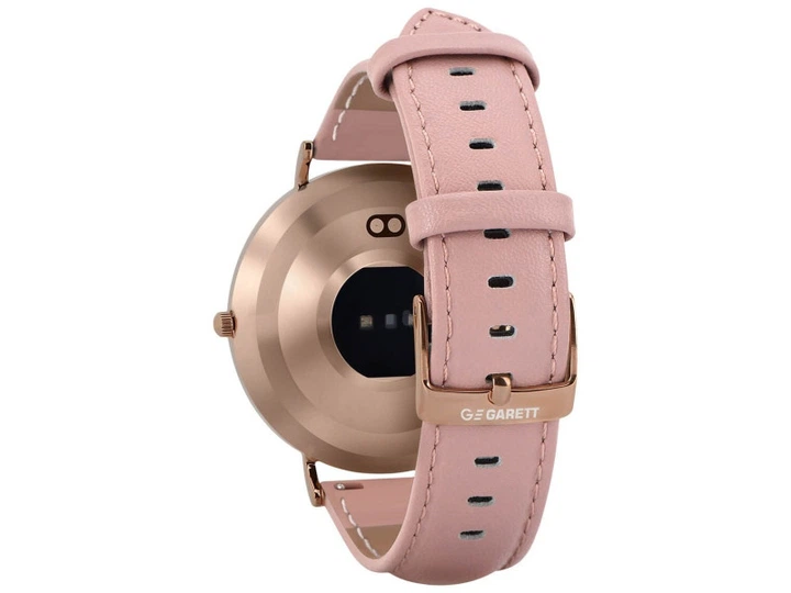Cмарт-годинник Garett Verona Gold Pink Leather - изображение 2