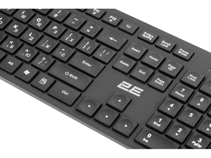 Клавіатура 2E KS260 WL Black (2 E-KS260WB) - изображение 5