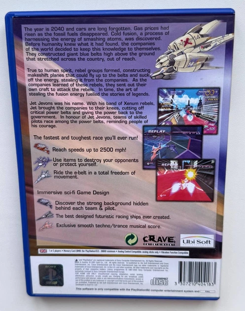 Диск для PlayStation 2 - Jet Ion GP, английская версия, Б/У - изображение 3