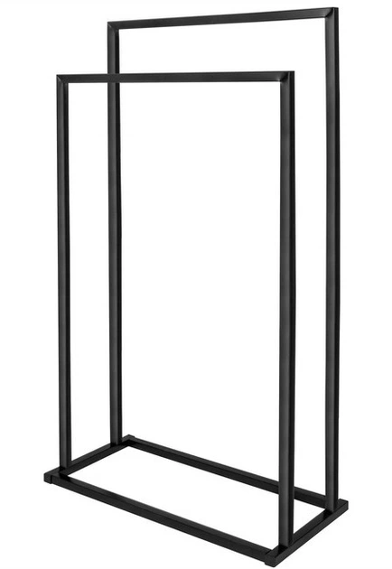 Stojak na ręczniki SPRINGOS HG0018 dwuramienny Czarna (5907719409726) - obraz 2