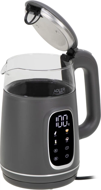 Електрочайник Adler AD 1305 GS 1.7 л Сірий - зображення 2