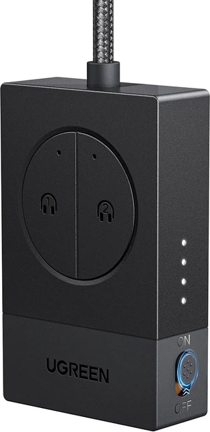 Odbiornik Ugreen BT305 Bluetooth 5.4 Transmitter Black (6941876267064) - obraz 4