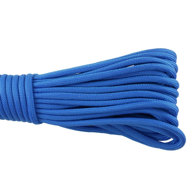 Шнур-паракорд (Paracord Type III 550 - 4 мм) Simple Blue 003 10 м. - Фото 2 Шнур-паракорд (Paracord Type III 550 - 4 мм) Simple Blue 003 10 м. - изображение 2