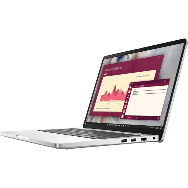 Ноутбук Dell 14 Pro 14 FHD+/Intel U7-255U/32GB/512SSD/UMA/W11P/Silver (BTO108PC14250UA_W11P) - зображення 2