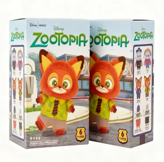 Игрушка фигурка-брелок Zoopolis Зверополис 14-16см, цвет и модель - сюрприз - Фото 1 Игрушка фигурка-брелок Zoopolis Зверополис 14-16см, цвет и модель - сюрприз - изображение 1
